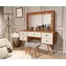Penteadeira Camarim com Leds e Espelho Anaisa:nature Off White - 2