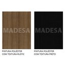 Ver imagem 3 de Rack e Painel para TV até 58" Cancun Rustic/preto Madesa
