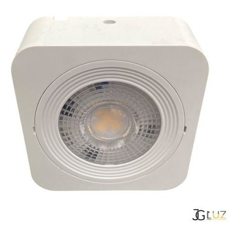 Kit 12 Spot de Sobrepor Led 5w Quadrado 3000k 4000k 6500k - Branco - Branco Neutro - Branco - 110v/2