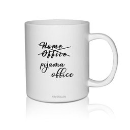 Caneca Branca Home Office Pijama Office - 2 - 1