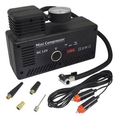 Mini Compressor Ar Automotivo Elétrico e 12v Multifunção - 6