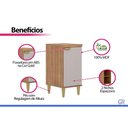 Ver imagem 4 de Gabinete Cozinha Modulado Elena c/1 Porta 40cm Cinamomo/Titanium MGM