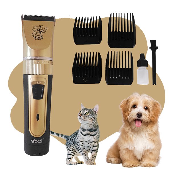 Máquina de Corte para Cães Ebai com Pentes Ajustáveis Cortador e Lixa de Unhas - 3