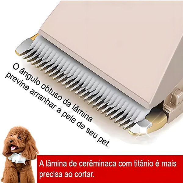 Máquina de Corte para Cães Ebai com Pentes Ajustáveis Cortador e Lixa de Unhas - 7