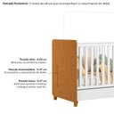 Ver imagem 6 de Quarto Bebê Completo Crescer 100% MDF Berço 3 em 1 Cômoda Sapateira e Guarda Roupa Cinamomo Branco
