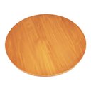 Ver imagem 3 de Tampo Mesa 60cm Bistrô Madeira Envernizada Redondo