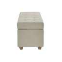 Ver imagem 4 de Recamier Bau Paris 1,20m Suede Bege - Clique Decor Clique decorações