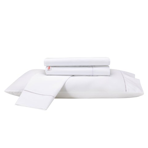 Jogo De Cama Casal Queen 100% Algodão 300 Fios Percal Ponto Palito Completo 4 Peças