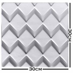 Formas Poligonos 30x30 Cm 3d Abs Azul Gesso Cimento 1mm - 6