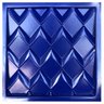Formas Poligonos 30x30 Cm 3d Abs Azul Gesso Cimento 1mm - 3