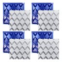 Ver imagem 1 de Formas Poligonos 30x30 Cm 3d Abs Azul Gesso Cimento 1mm