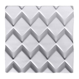 Formas Poligonos 30x30 Cm 3d Abs Azul Gesso Cimento 1mm - 2