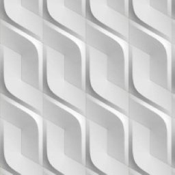 Papel de Parede Adesivo Efeito Gesso 3D Geométrico 19 3m - 1