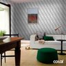 Papel de Parede Adesivo Efeito Gesso 3D Geométrico 19 3m - 4