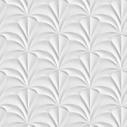 Papel de Parede Efeito Gesso 3D Geométrico Flor 6 12m - 1