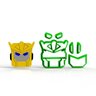 Cortador Transformers - Bumblebee Modular Tamanho 5 Cm - 1