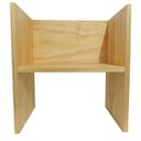 Ver imagem 2 de Suporte de Mesa Multiúso Arrigo Móveis em Madeira Pinus Verniz Natural 38 X 35cm
