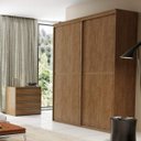 Ver imagem 1 de Guarda-Roupa Casal 2 Portas 3 Gavetas 178,5cm Sofisticato