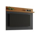 Ver imagem 3 de Painel Home Suspenso para Tv até 50 Polegadas 1 Prateleira Sala de Estar