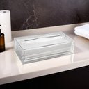 Ver imagem 3 de Toalheiro Acrílico Comercial Interfolha para Toalhas de Papel Padrão Papeleira Transparente