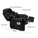 Ver imagem 5 de Poltrona do Papai Mamãe Sala Confortável Reclinável Barão Corissimo