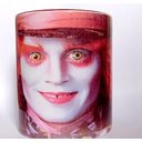 Ver imagem 2 de CANECA DE CERÂMICA BRANCA RESINADA COM INTERIOR E ALÇA MARROM (CHAPELEIRO MALUCO)