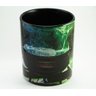 CANECA BRANCA DE CERÂMICA RESINADA COM ALÇA E INTERIOR PRETA (CALDEIRÃO) - 2