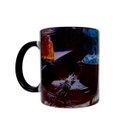 Ver imagem 1 de CANECA BRANCA DE CERÂMICA RESINADA COM ALÇA E INTERIOR PRETA (CALDEIRÃO)