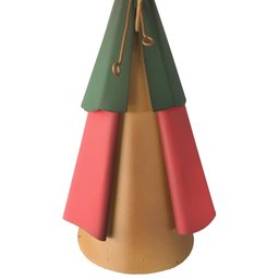 Querubim Artesanal Feito Em Ferro Com Pergaminho Para Natal Libertas Rosas Artesanato Anjo Natalino - 4