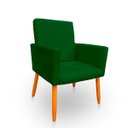 Ver imagem 4 de Poltrona Cadeira para Sala Confortável e Minimalista Nina Suede