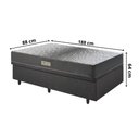 Ver imagem 2 de Base Box Baú 88x188 Linho com Colchão Dual Firm Espuma Ecoflex