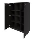 Ver imagem 7 de Armário Alto Escritório 120cm 2 Portas 9 Prateleiras F5