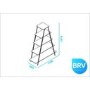 Ver imagem 6 de Estante de Livros 110cmx148cm 4 Prateleiras Brooklyn Brv Móveis