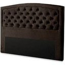 Ver imagem 1 de Cabeceira Queen Geovana 160 CM Suede Marrom - D A Decor