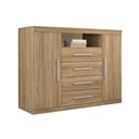 Ver imagem 1 de Cômoda de Quarto Master C- 2 Portas 1 Nicho e 4 Gavetas Atacama - Santos Andirá