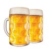 Caneca de Chopp de Vidro Cerveja Mass Krug M Ruvolo 610ml 2 Pcs - 1