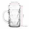 Caneca de Chopp Mass Krug G Vidro 1250ml 6 Pcs - 3