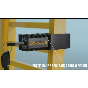 Cadeado Tetra para Portão Dovale N.3 - 50 X 30 Mm