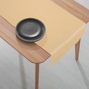 Ver imagem 4 de 1 Caminho Trilho Mesa Impermeável PVC Trama Bege 42x140