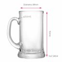 Ver imagem 3 de Caneca de Chopp de Vidro Cerveja Bavaria M 540ml