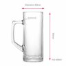 Caneca de Chopp de Vidro Cerveja Reno G 650ml - 3