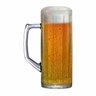 Caneca de Chopp de Vidro Cerveja Reno G Canelada 650ml - 1