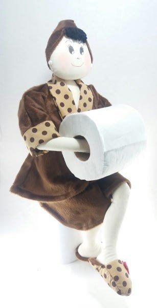 Boneca Porta Papel Higiênico - Empório do Peso e Decorações - 1