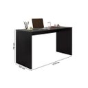 Ver imagem 6 de Escrivaninha Mesa Escritório Gávea Office 127cm Preto
