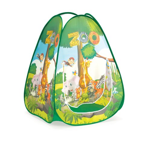 Toca Barraca Infantil Dobrável Pop Up Zoo