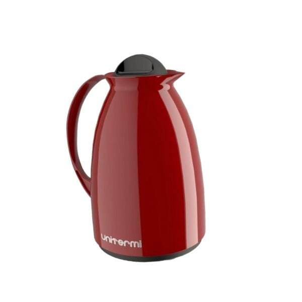 Kit com Garrafa Térmica Café Chá Prático Unitermi Vermelho - 2