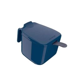 Kit com Garrafa Térmica Café Chá Prático Unitermi Azul - 3