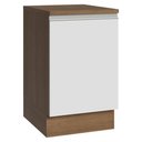 Ver imagem 1 de Balcão de Cozinha 50cm 1 Porta Rustic/branco Glamy Madesa