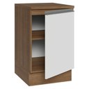 Ver imagem 6 de Balcão de Cozinha 50cm 1 Porta Rustic/branco Glamy Madesa