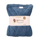 Ver imagem 1 de Roupão Microfibra Plush Inverno Frio Toque Macio Unissex:azul Profundo/m